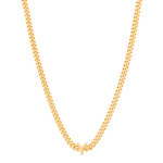 alphabet necklace with pendant Y in gold