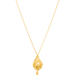 baidu necklace in gold