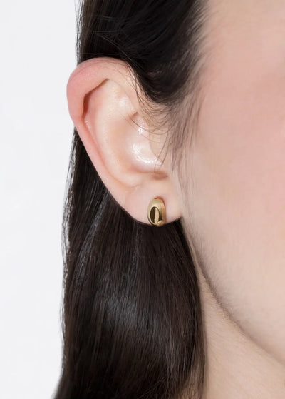 Boucles d'oreilles creuses Cleo 18k