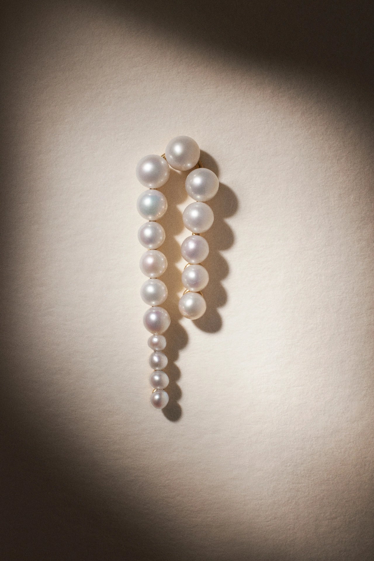 Elise Pearl Drop 18k Earrings Earrings