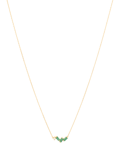 collier en émeraude et diamant 18 carats Colliers