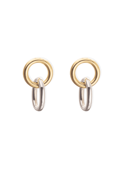 boucles d'oreilles Gilda bicolores