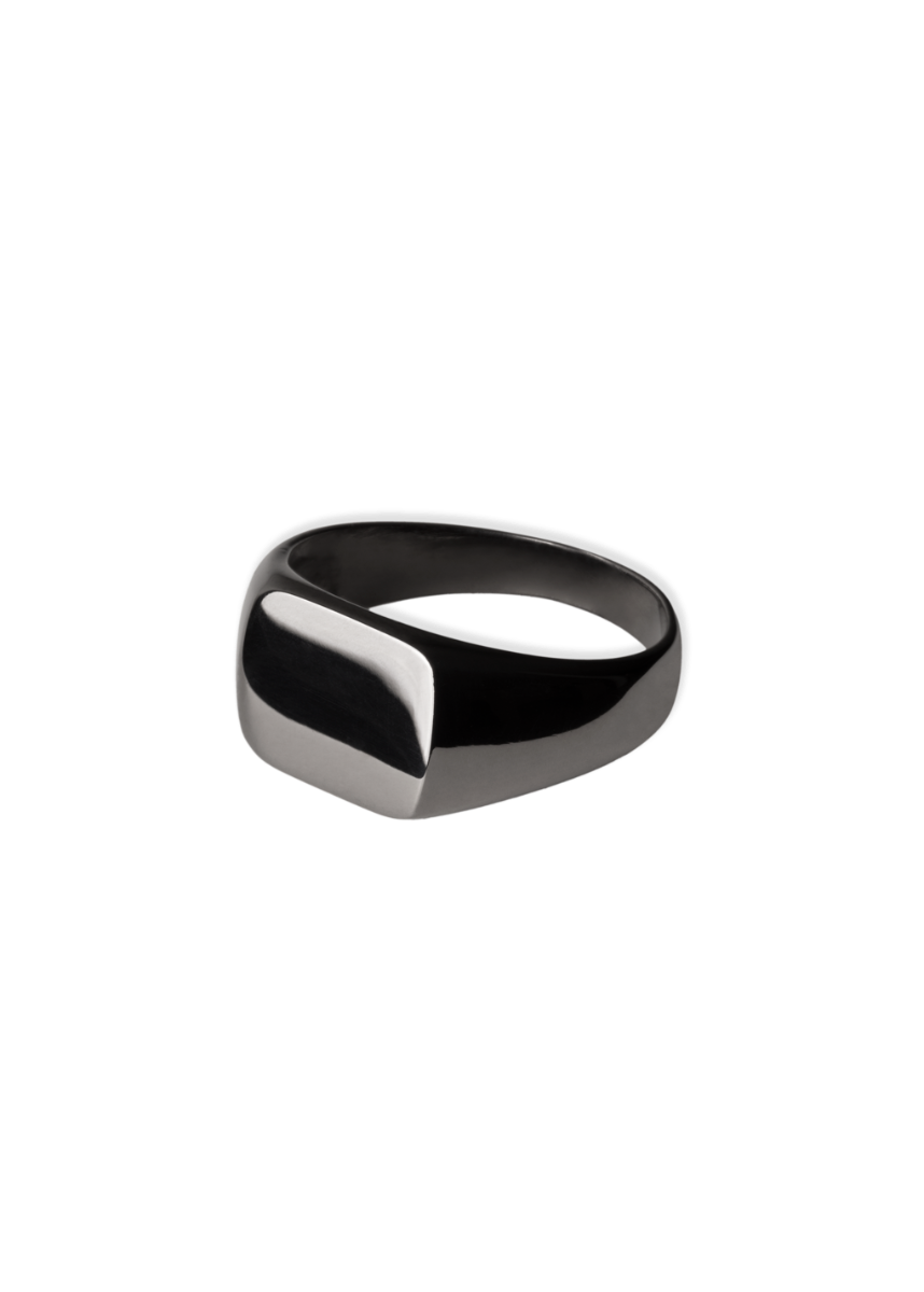 bague giulia rhodium noir