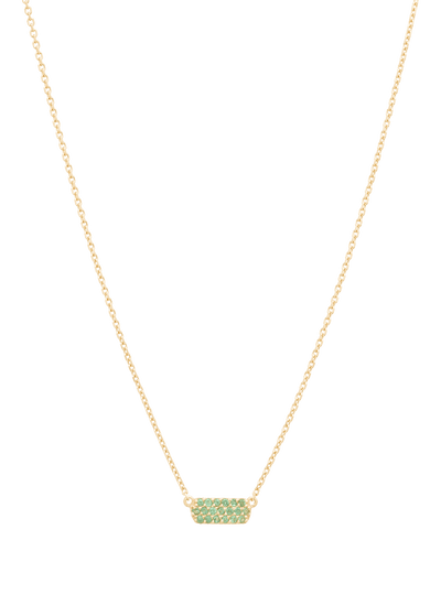 collier hannah 18k émeraude Colliers