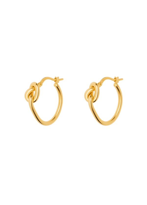 Boucles d'oreilles Lucilla Knot Huggies