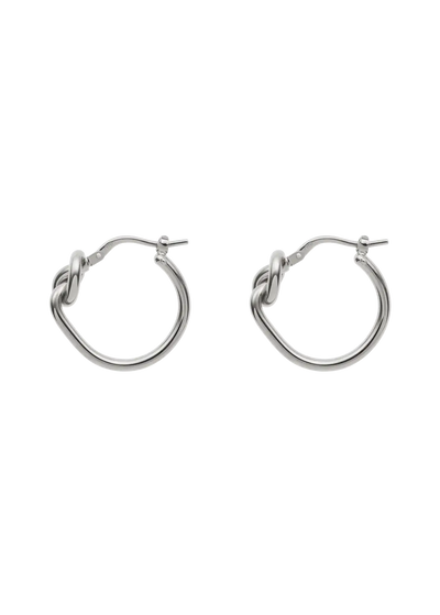 Boucles d'oreilles Lucilla Knot Huggies