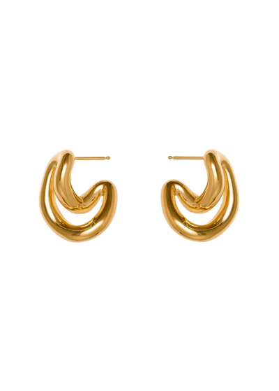 Boucles d'oreilles spirale Luna