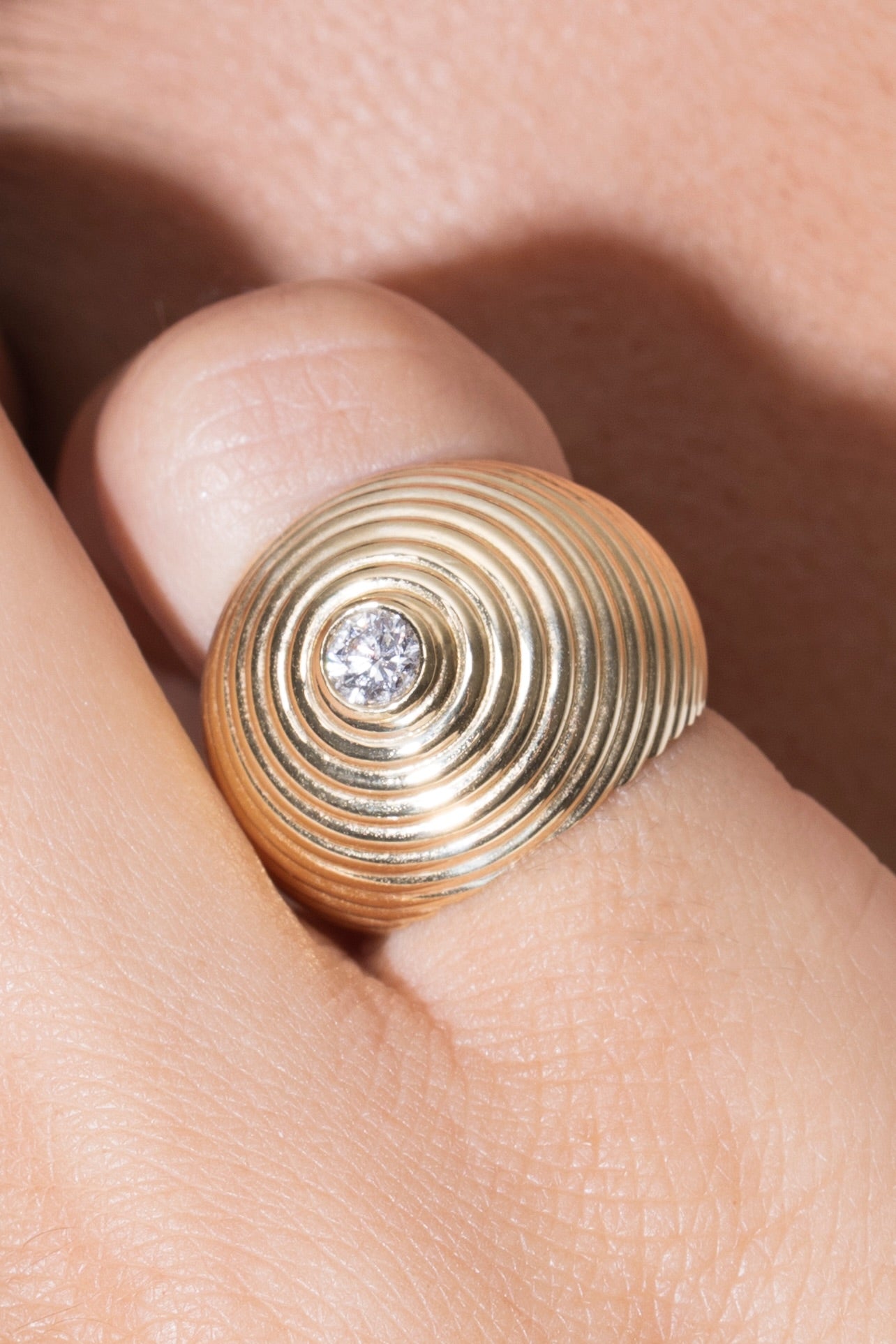 bague pinky 18k diamond