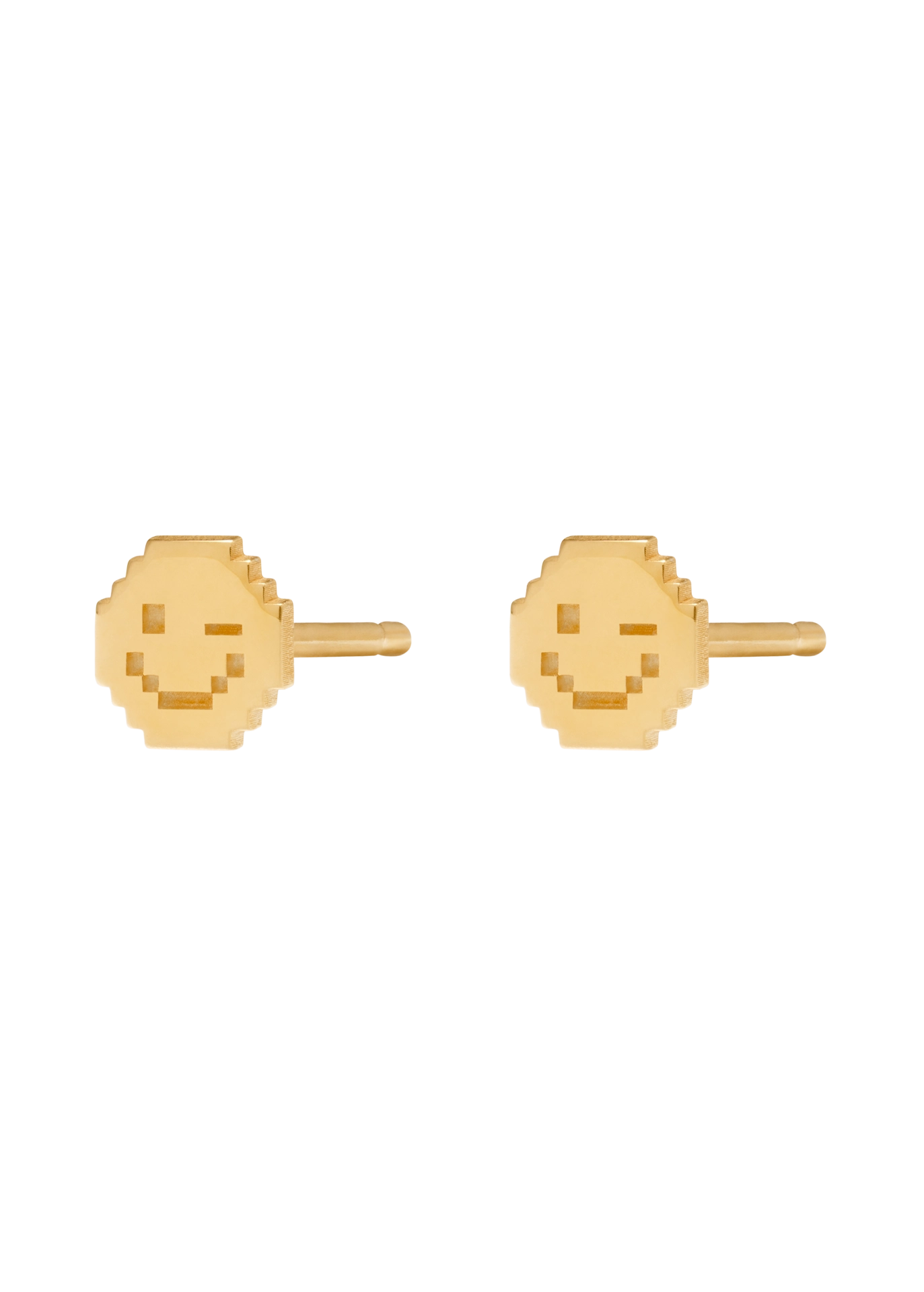 Boucles d'oreilles mini PIXEL Sourire Clin d'œil