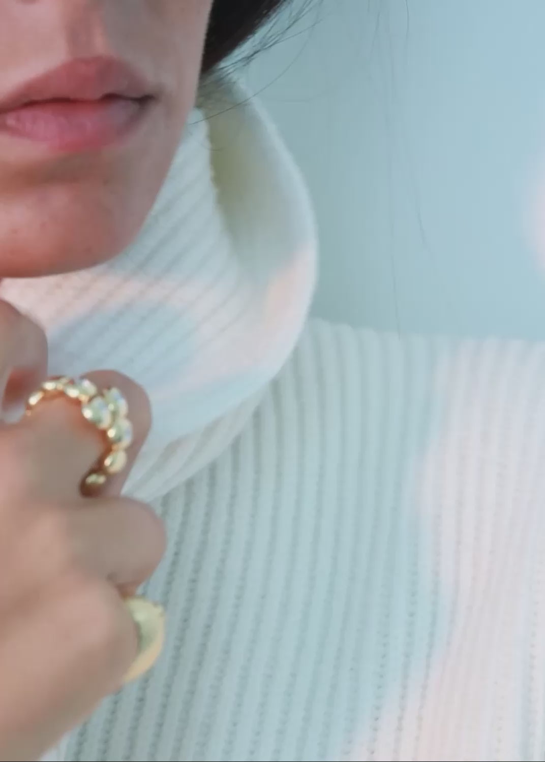 Charger la vidéo: Pinky 18k diamond ring Rings