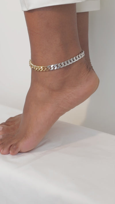Huda Anklet Two Tone anklets
