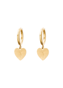 rosie earrings in gold