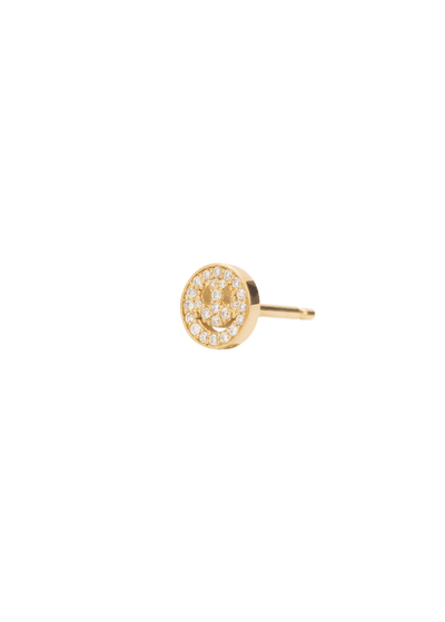 boucle d'oreille sourire diamant 18k Boucles d'oreilles