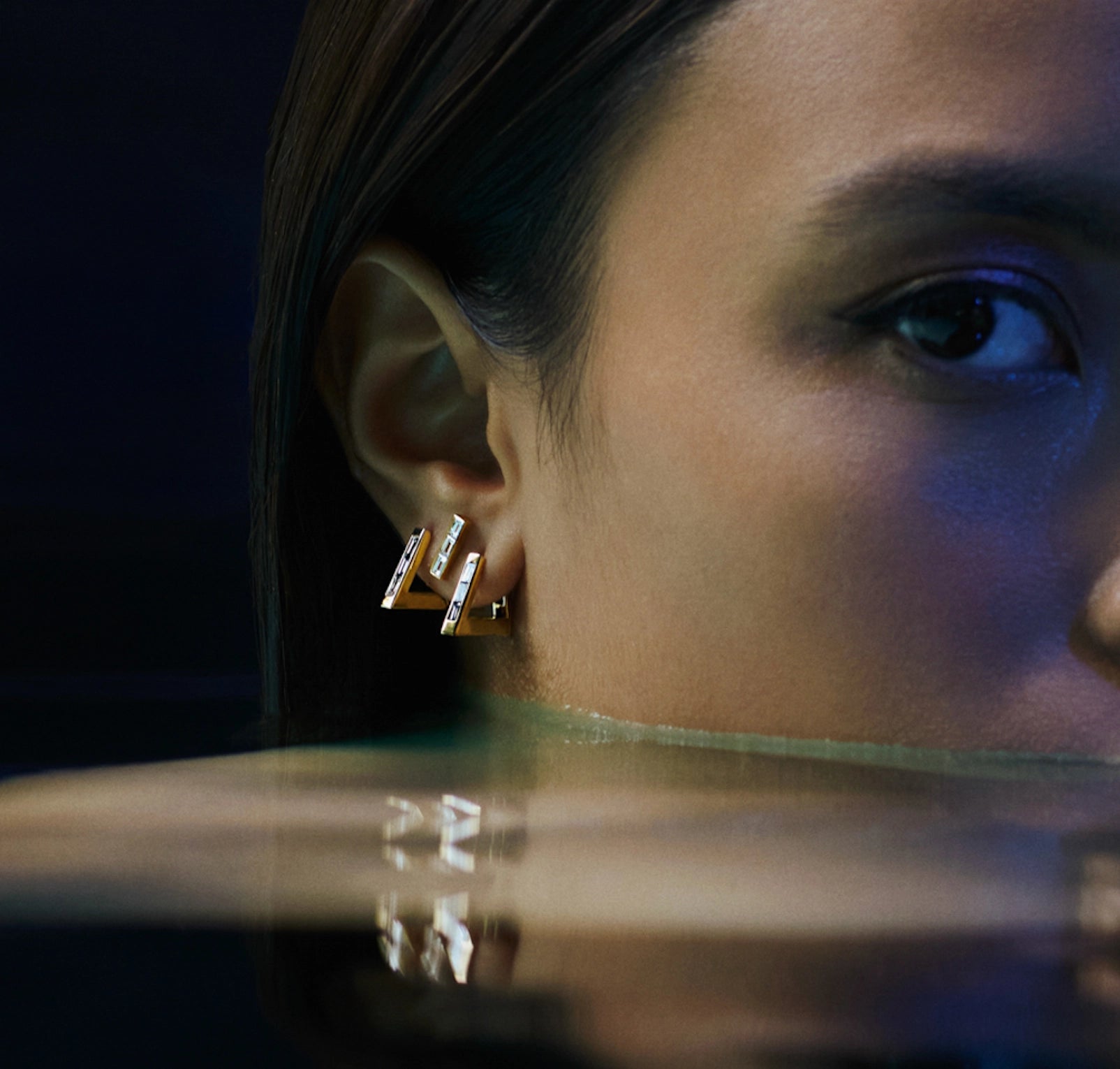 boucle d'oreille 09 topaze