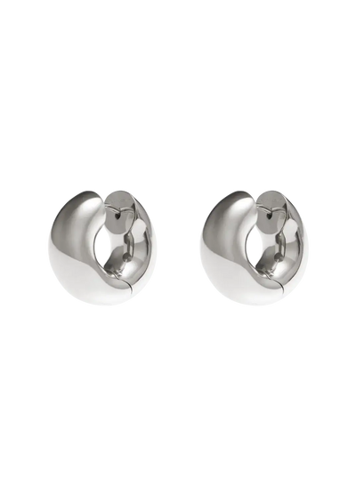 boucles d'oreilles mini créoles violettes