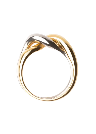 bague double tissée Anneaux
